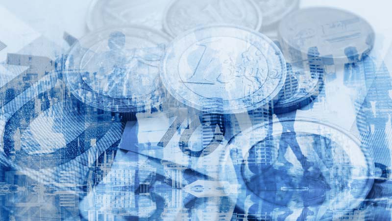 Notas e moedas de euro